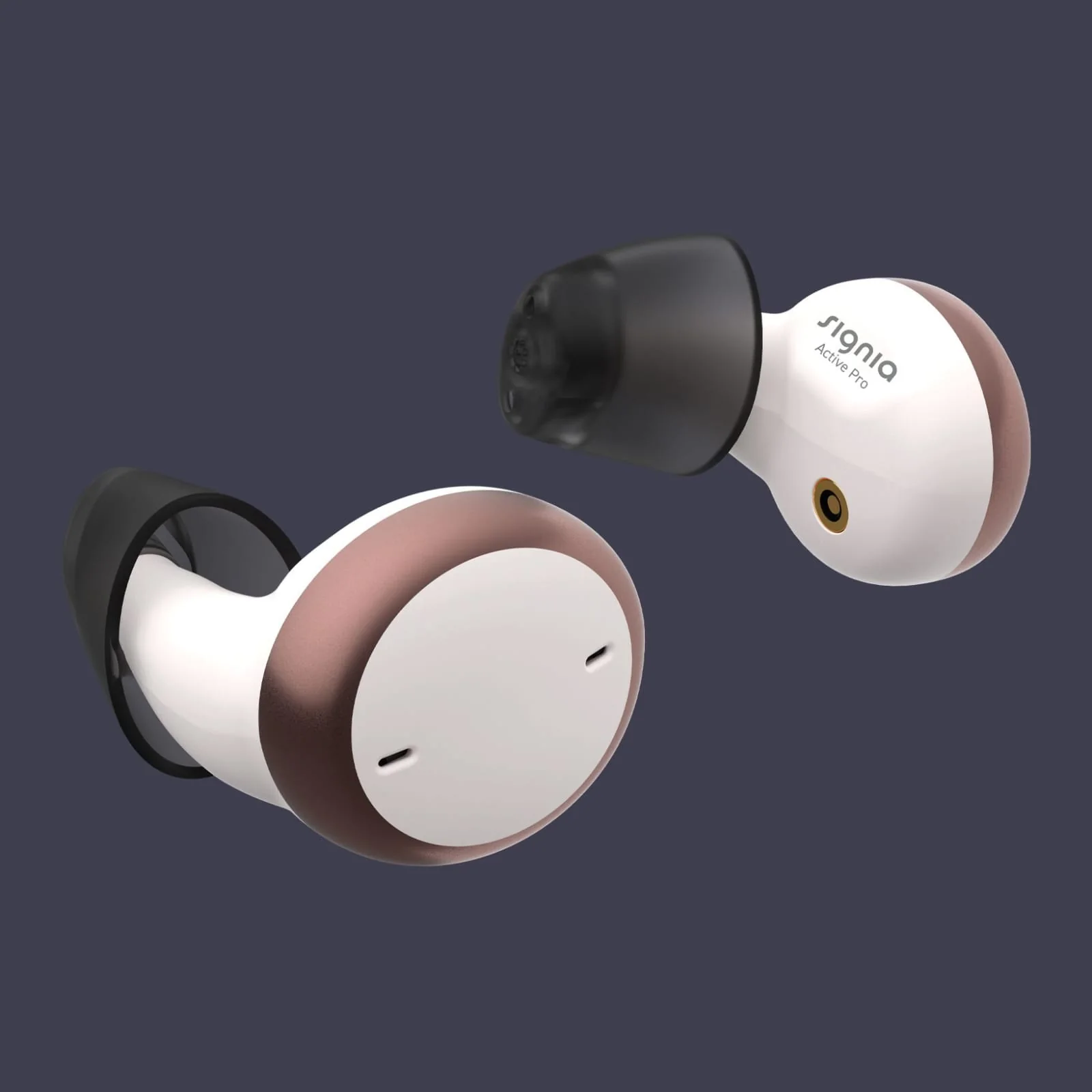 Compact Signia Active Pro hearing aid style